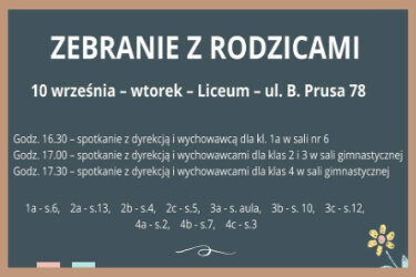 ZEBRANIE Z RODZICAMI