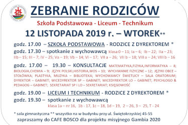 ZEBRANIE RODZICÓW