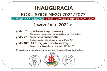 INAUGURACJA NOWEGO ROKU SZKOLNEGO