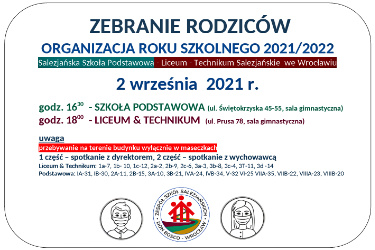 ZEBRANIE Z RODZINAMI 2021