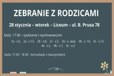 ZEBRANIE Z RODZICAMI